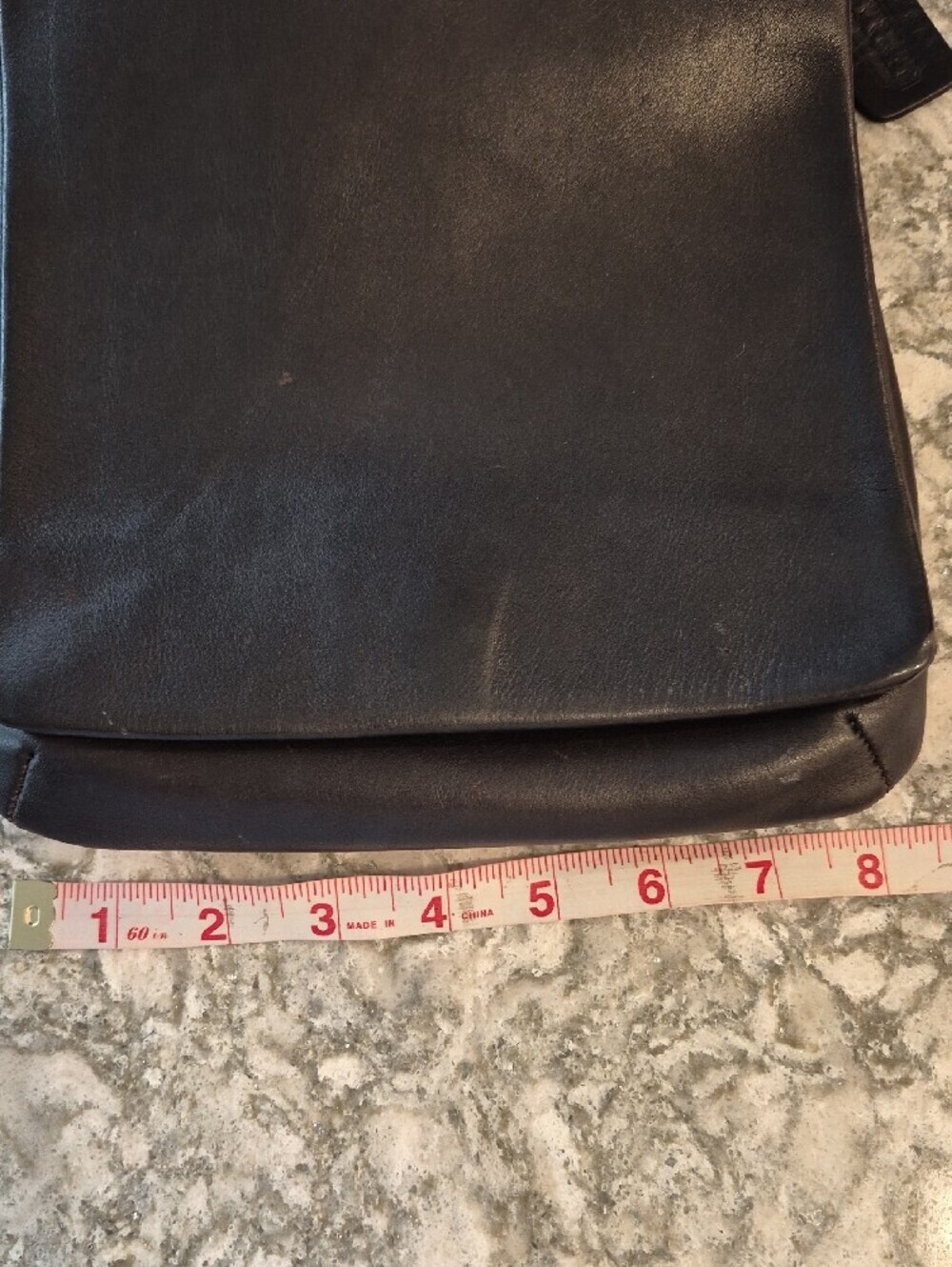 Vintage Coach Chelsea Black Leather Crossbody Bag - Picture 11 of 14